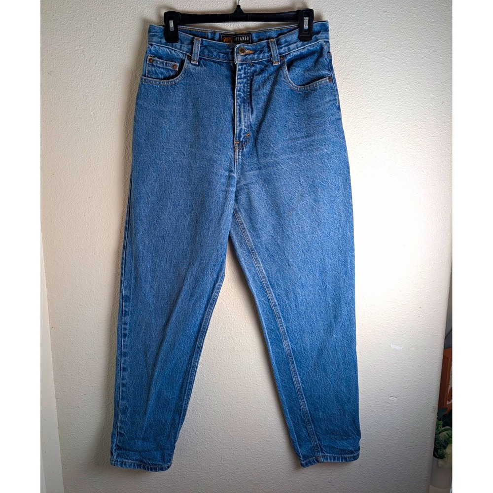 Route 66 Relaxed Fit Jeans Mens Blue Denim Straight Leg Vintage Y2K 30x28
